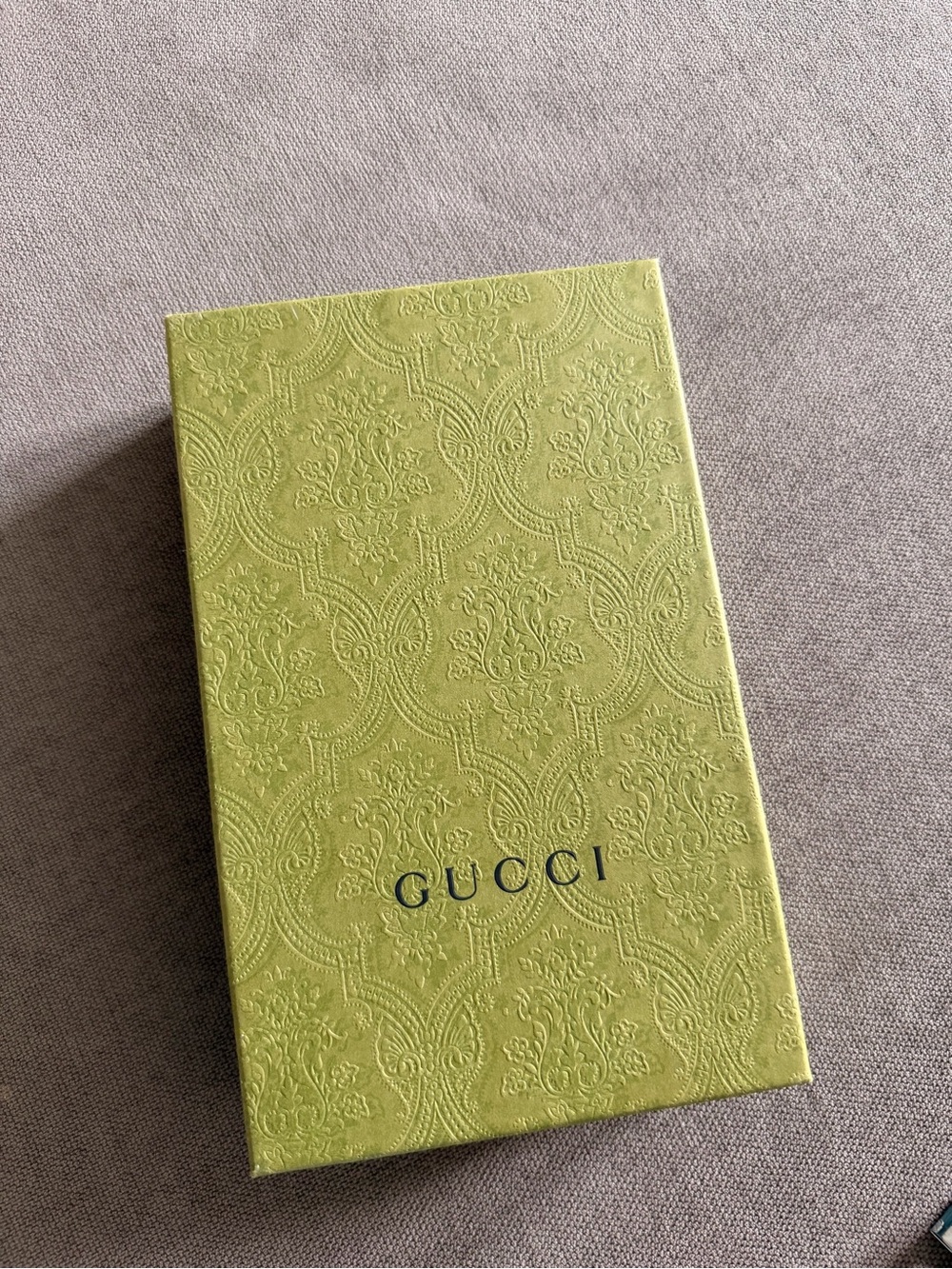 Gucci Green Empty Gift Box Dust Bag Tissue Paper Authentic Packaging